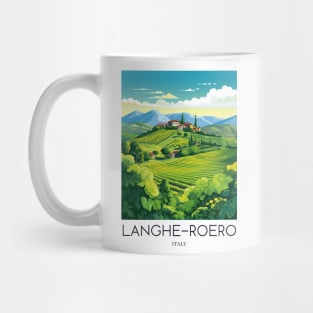 A Pop Art Travel Print of Langhe-Roero - Italy Mug